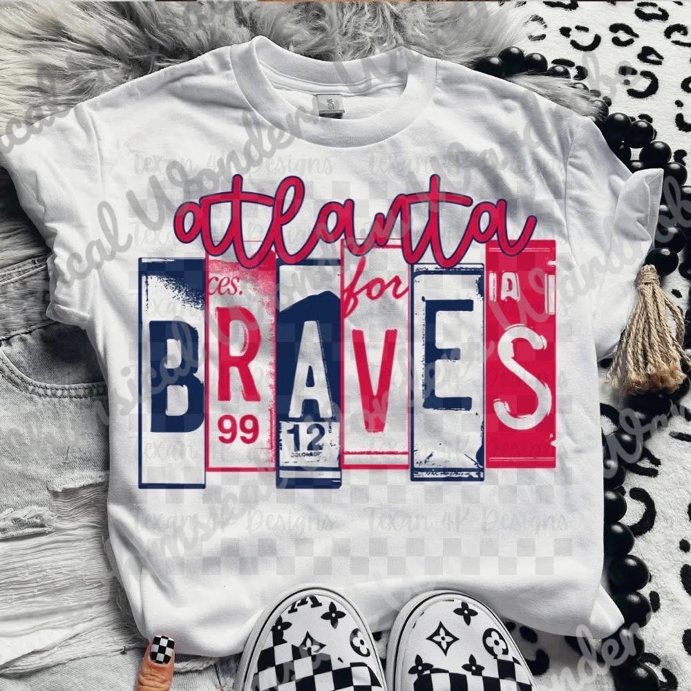 Braves License Plates