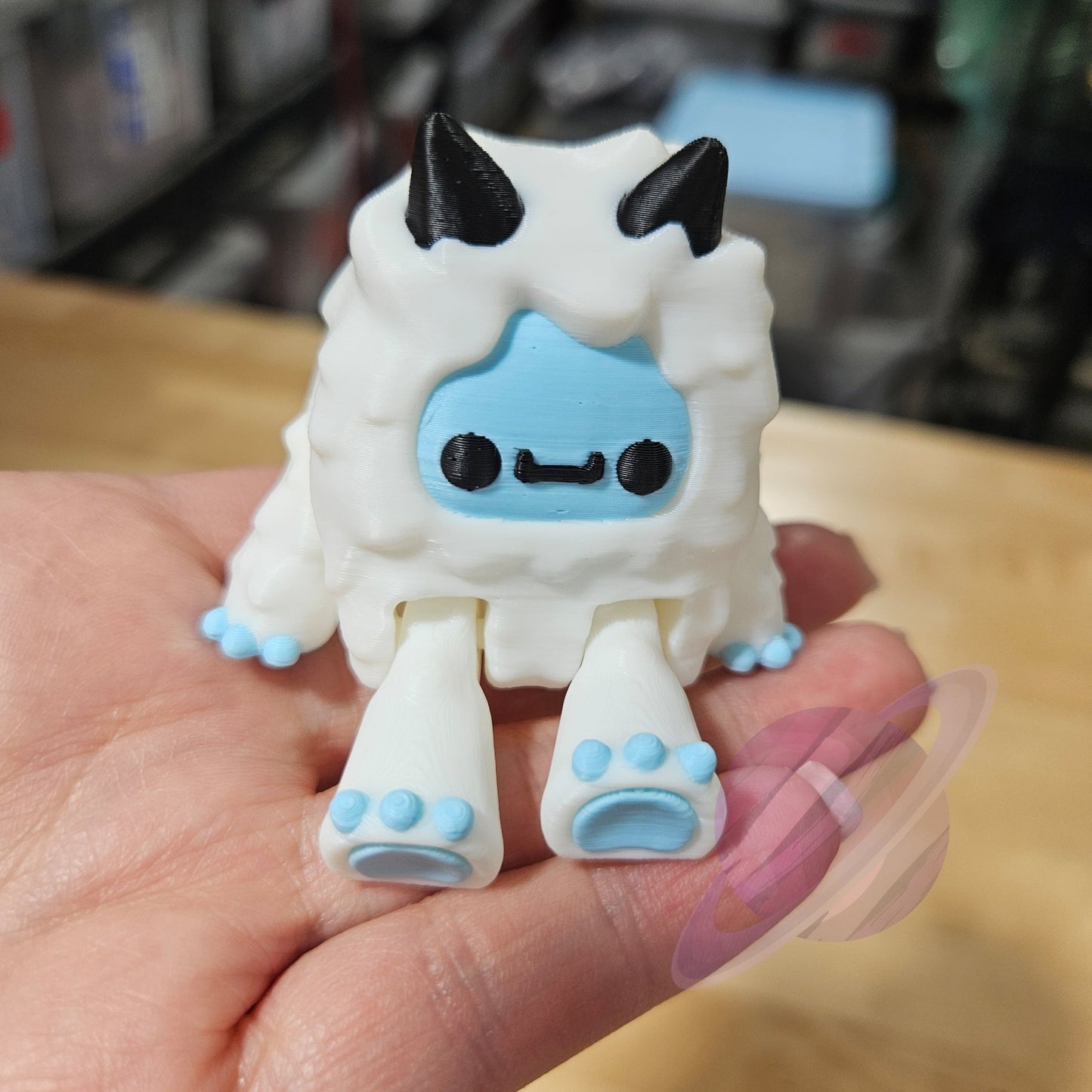 SNOW YETI-3D PRINTED STRAW BUDDY