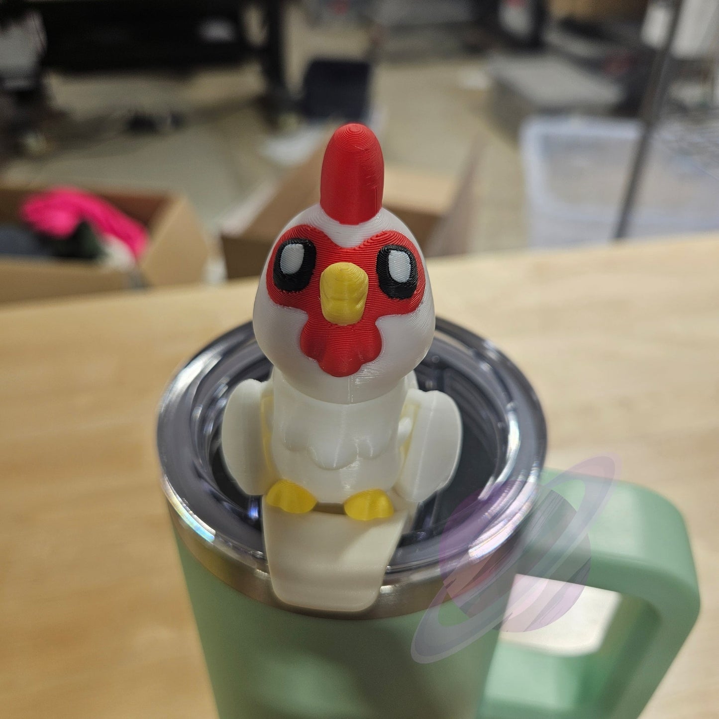 HEN CHICKEN-3D PRINTED STRAW BUDDY