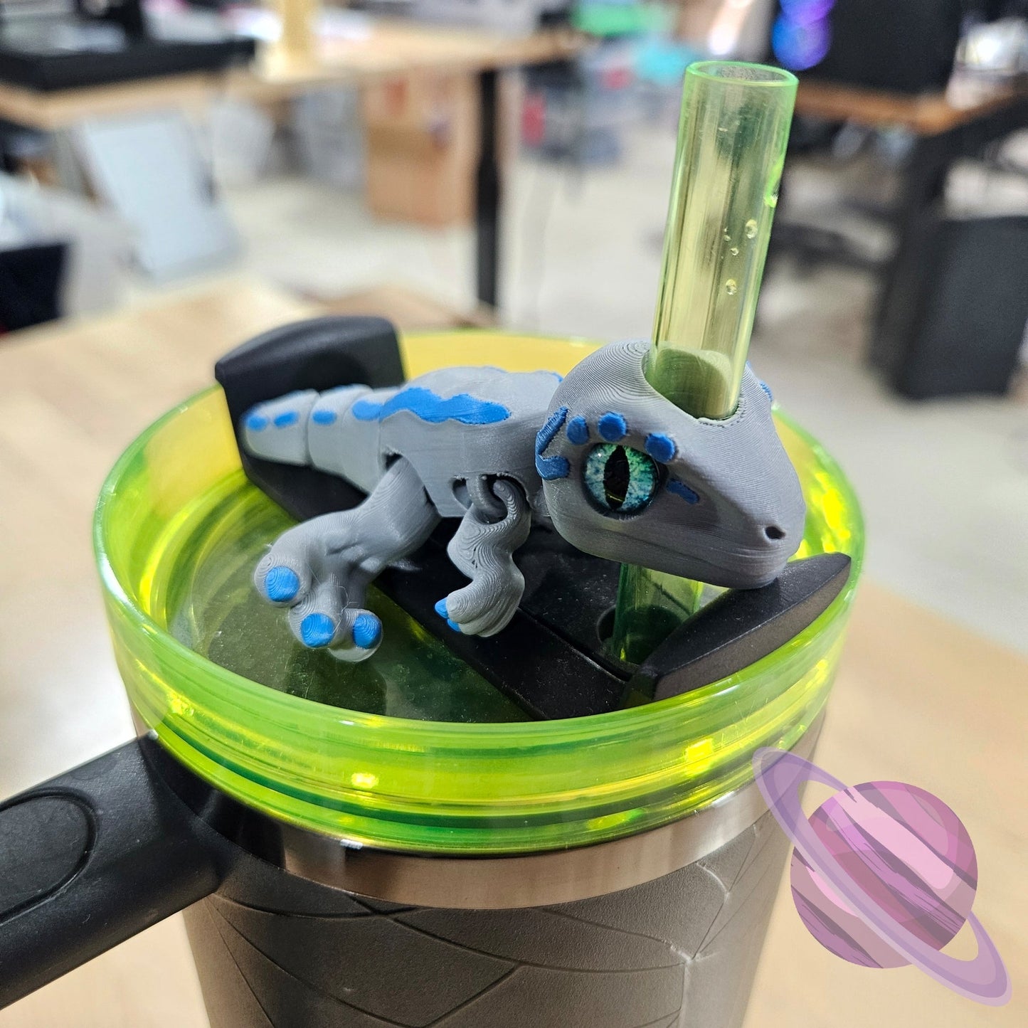 RAPTOR-3D PRINTED STRAW BUDDY