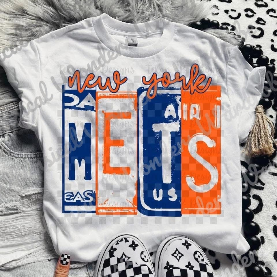 Mets License Plates