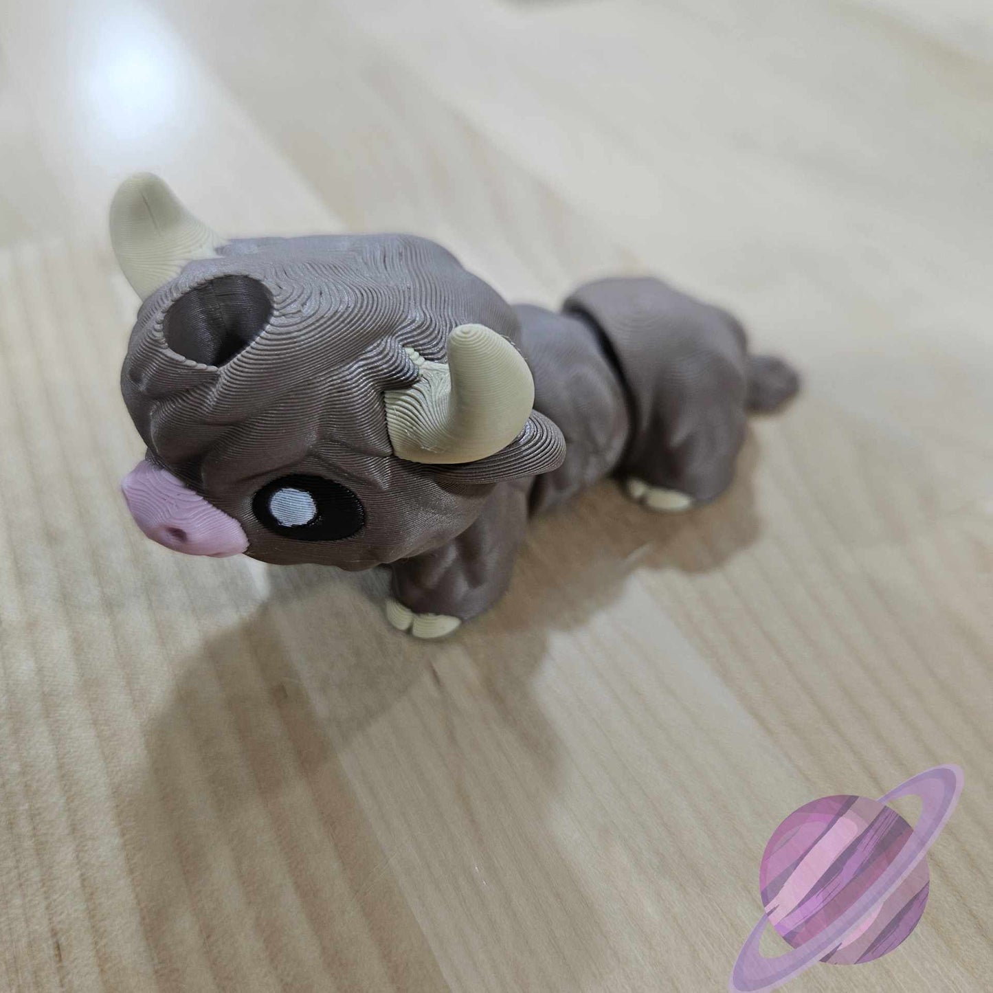 HIGHLAND COW-3D PRINTED STRAW BUDDY