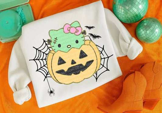 FRANKEN KITTY CREWNECK SWEATSHIRT