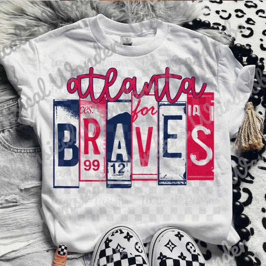 Braves License Plates