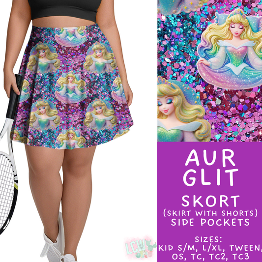 Batch #557 - Princess Glitter - Closes 7/17 - ETA mid Sept - Aur Glit Skort