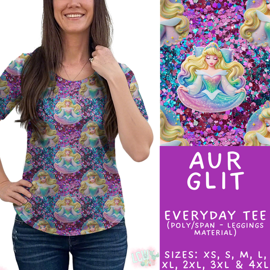 Batch #557 - Princess Glitter - Closes 7/17 - ETA mid Sept - Aur Glit Everyday Tank & Tee
