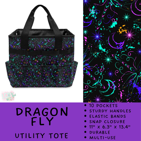 Batch #549 - Utility Tote 2 - Closes 6/29 - ETA late August - Dragon Fly Utility Tote