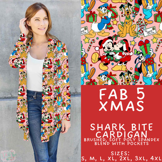 Batch #558 - Magical Character Christmas - Closes 7/20 - ETA mid/late Sept - Fab 5 Xmas Cardigan