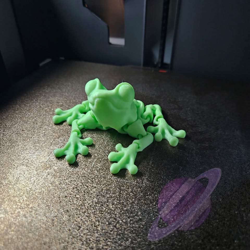 TREE FROG-3D PRINTED STRAW BUDDY
