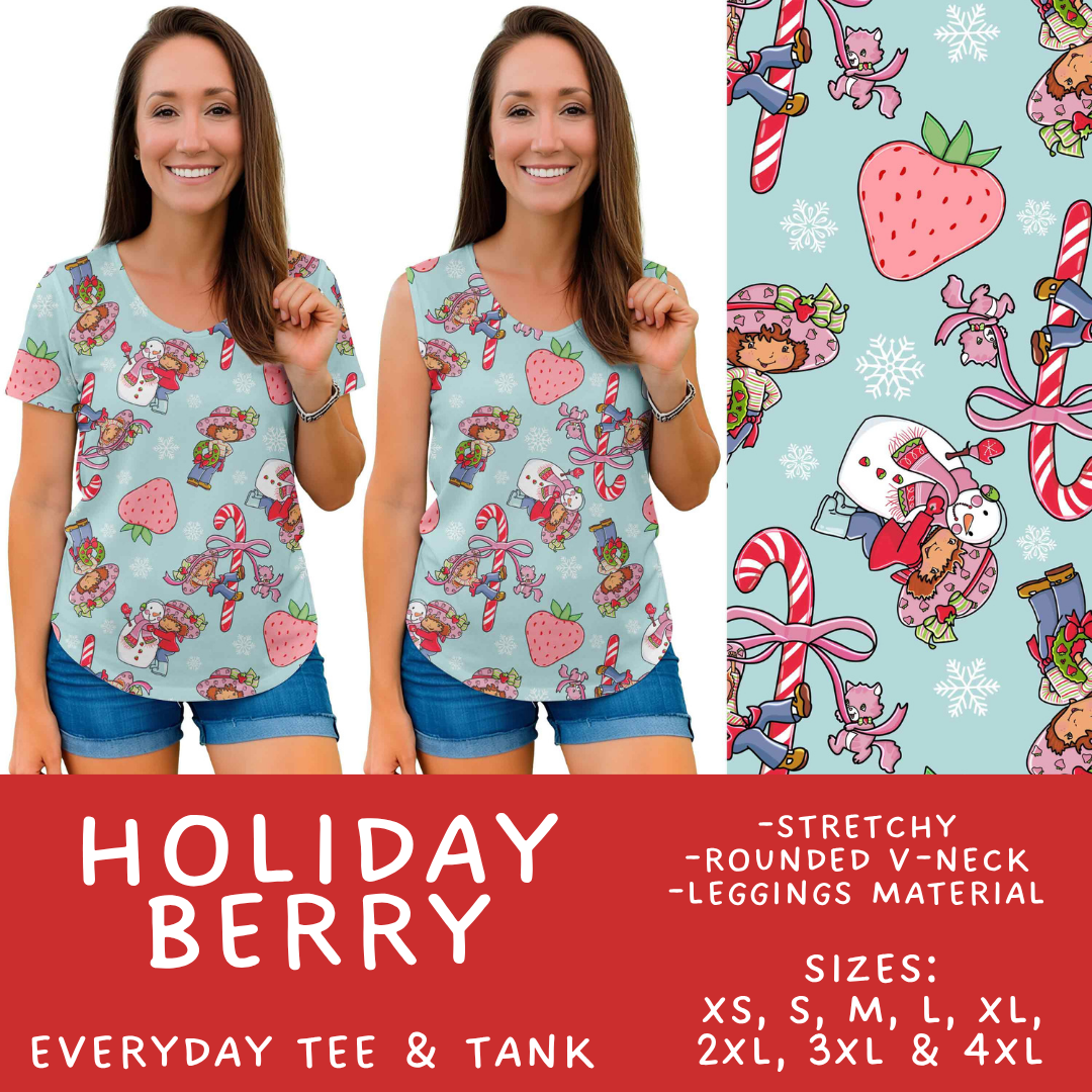 Batch #558 - Magical Character Christmas - Closes 7/20 - ETA mid/late Sept - Holiday Berry Everyday Tank & Tee