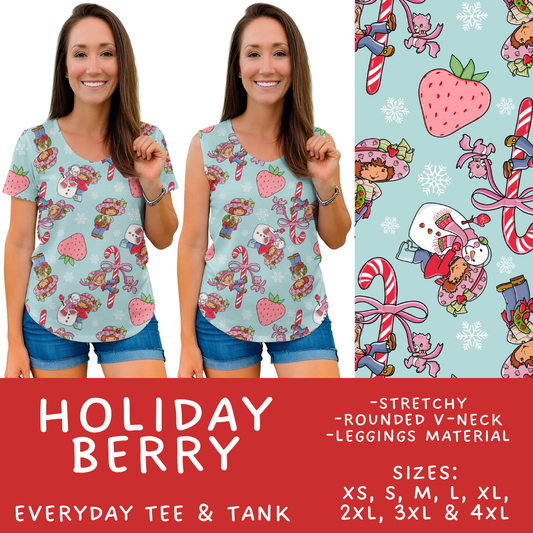Batch #558 - Magical Character Christmas - Closes 7/20 - ETA mid/late Sept - Holiday Berry Everyday Tank & Tee