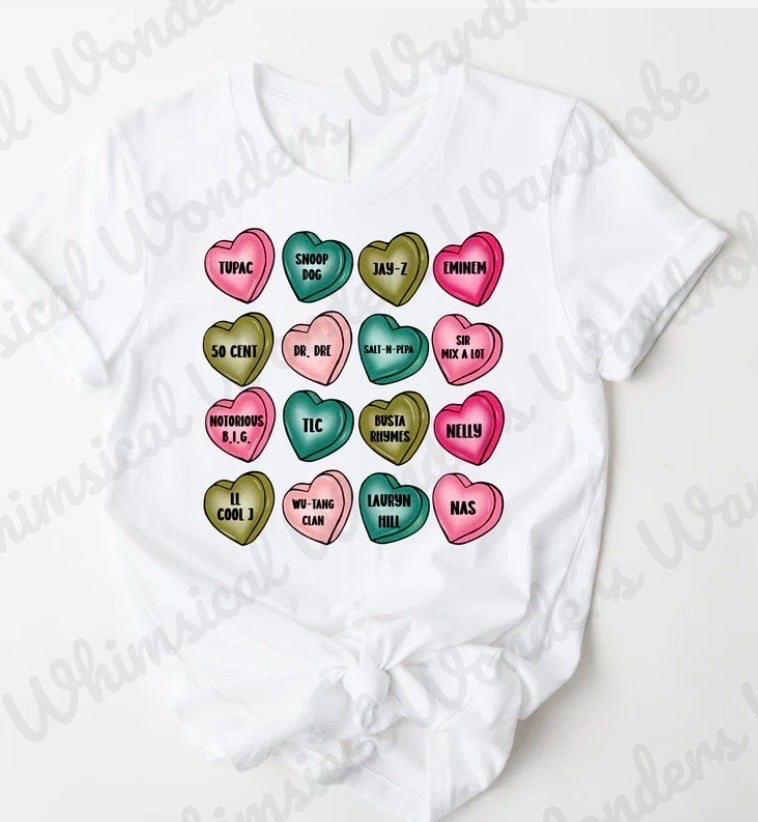 90's Rap Candy Hearts