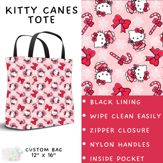 Batch #558 - Magical Character Christmas - Closes 7/20 - ETA mid/late Sept - Kitty Canes Tote