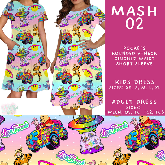 Batch #546 - Character Mash - Closes 6/22 - ETA late August - Mash 02 Adult & Kids Dresses