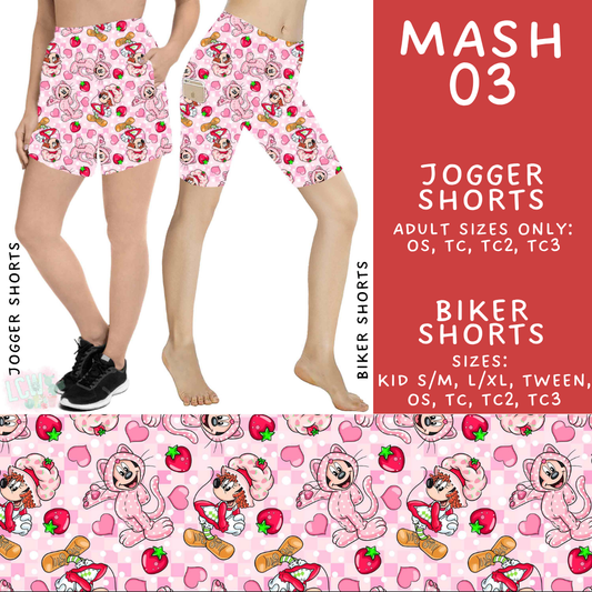 Batch #546 - Character Mash - Closes 6/22 - ETA late August - Mash 03 Biker & Jogger Shorts