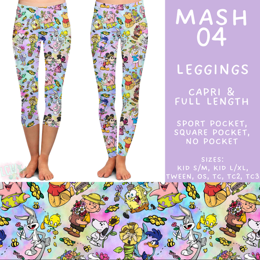Batch #546 - Character Mash - Closes 6/22 - ETA late August - Mash 04 Full and Capri Length Leggings