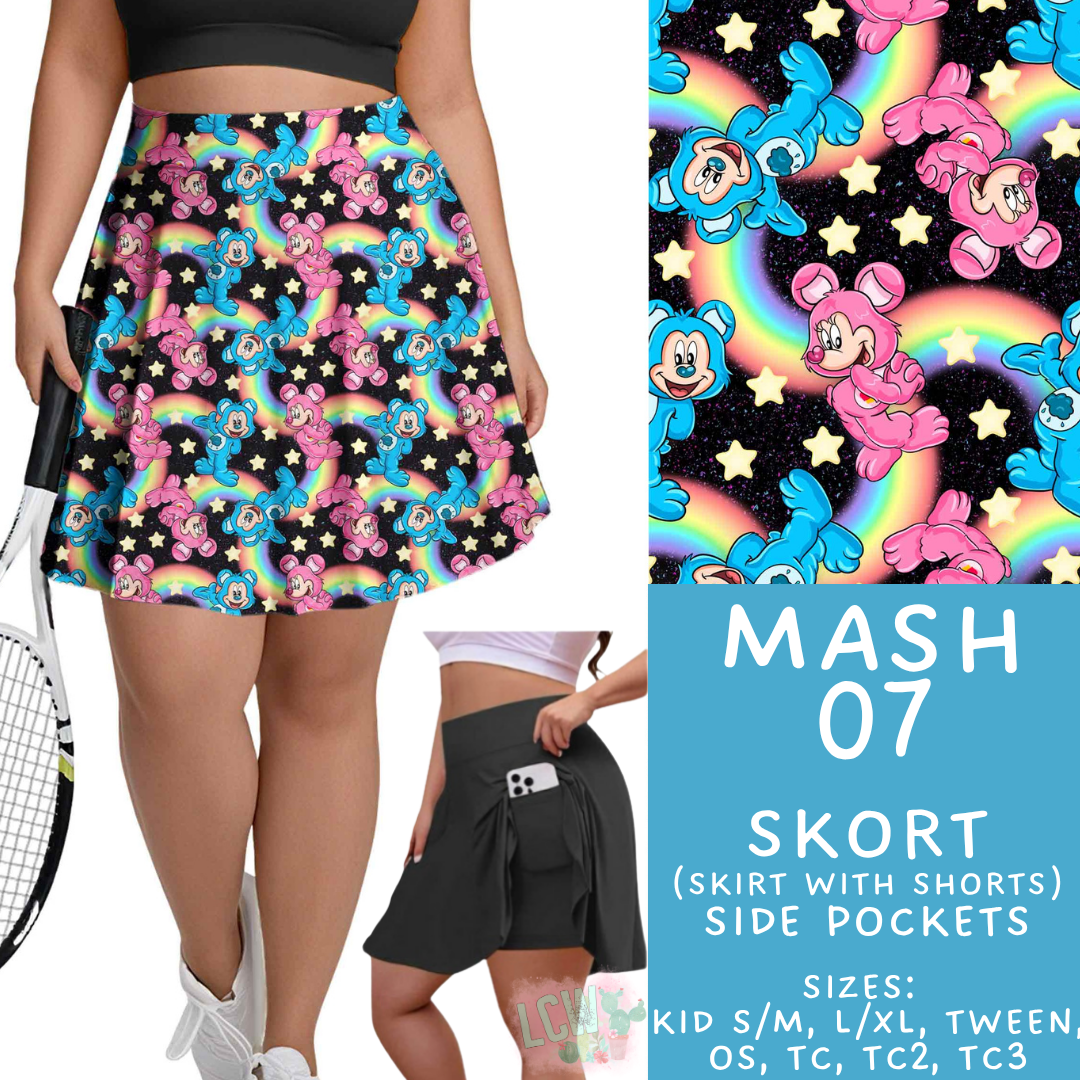 Batch #546 - Character Mash - Closes 6/22 - ETA late August - Mash 07 Skort