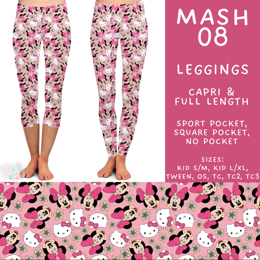 Batch #546 - Character Mash - Closes 6/22 - ETA late August - Mash 08 Full and Capri Length Leggings