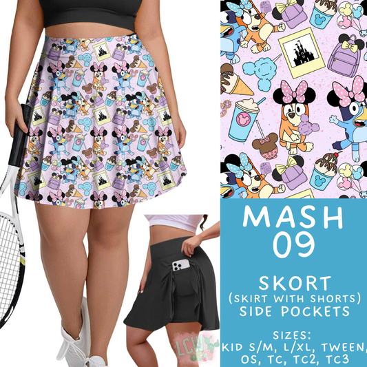 Batch #546 - Character Mash - Closes 6/22 - ETA late August - Mash 09 Skort