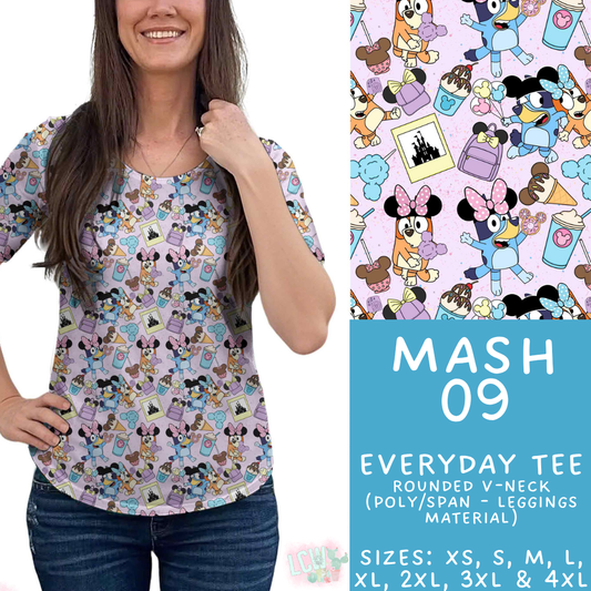 Batch #546 - Character Mash - Closes 6/22 - ETA late August - Mash 09 Everyday Tee