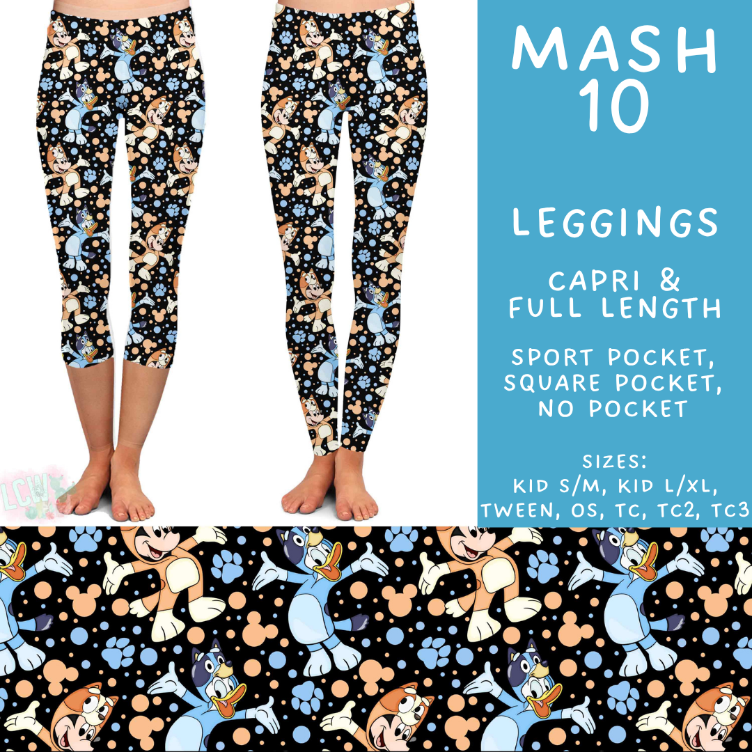 Batch #546 - Character Mash - Closes 6/22 - ETA late August - Mash 10 Full and Capri Length Leggings