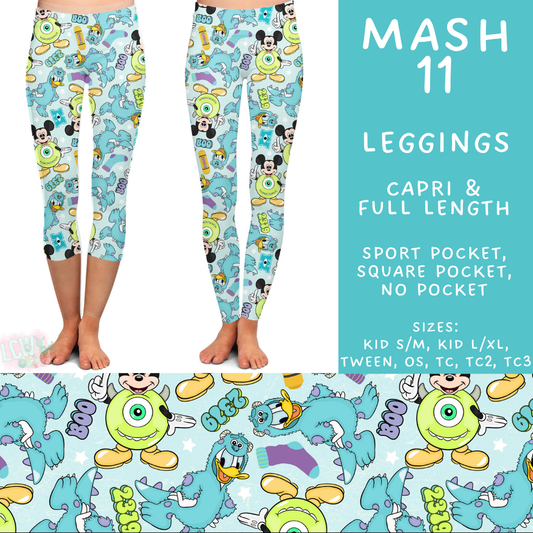 Batch #546 - Character Mash - Closes 6/22 - ETA late August - Mash 11 Full and Capri Length Leggings