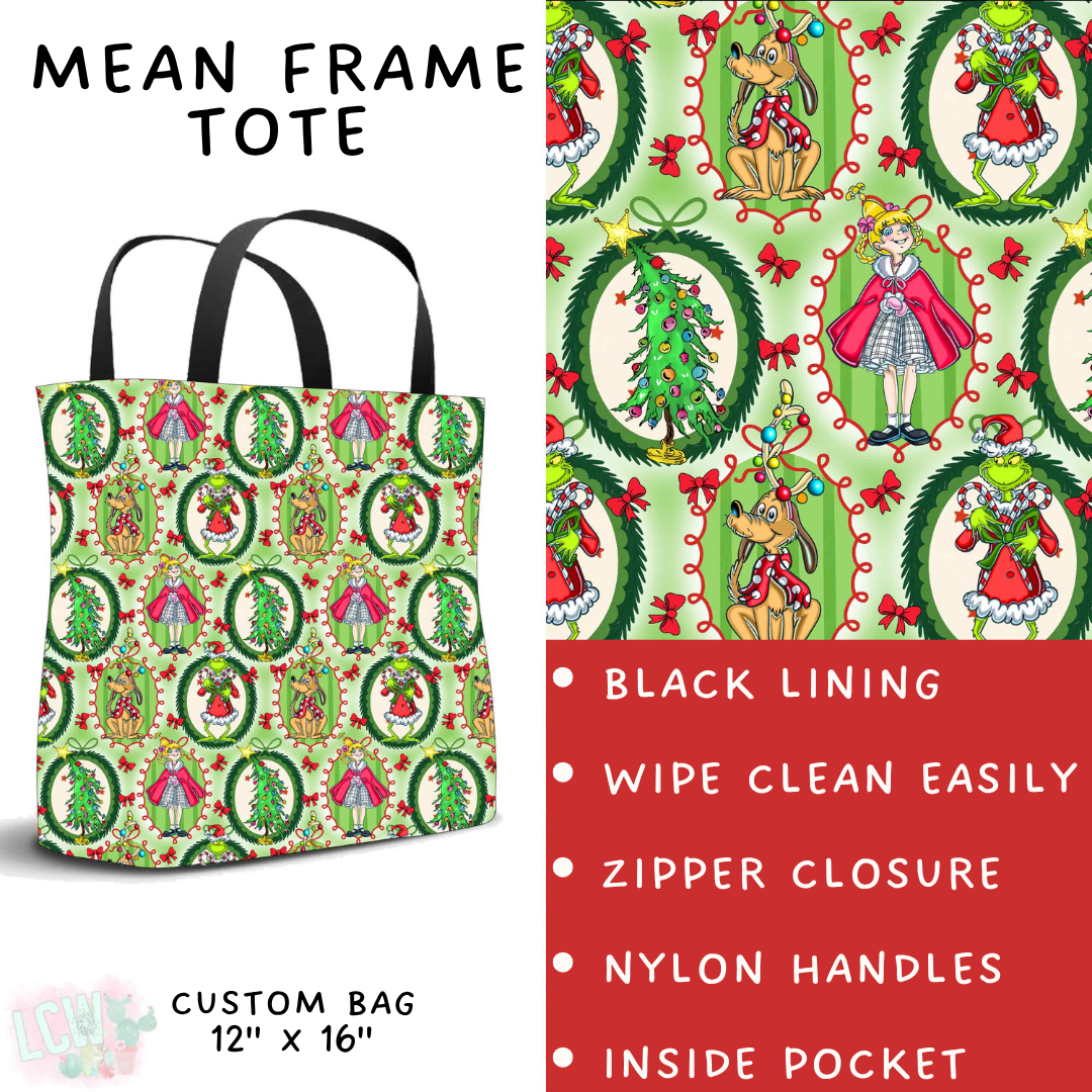 Batch #558 - Magical Character Christmas - Closes 7/20 - ETA mid/late Sept - Mean Frame Tote