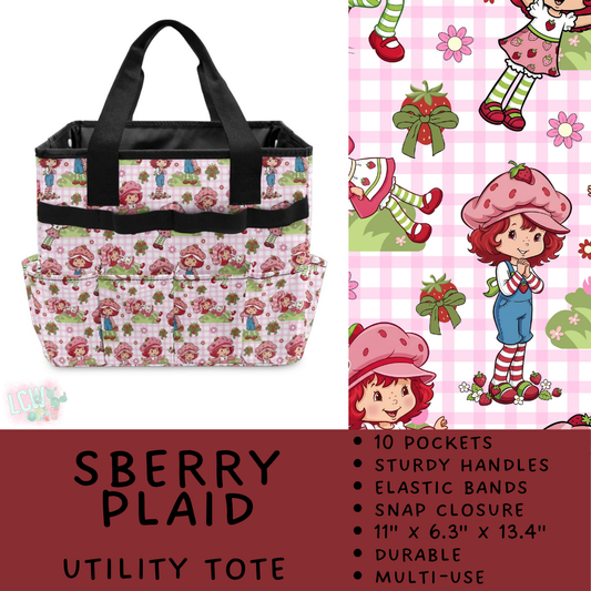 Batch #549 - Utility Tote 2 - Closes 6/29 - ETA late August - SBerry Plaid Utility Tote