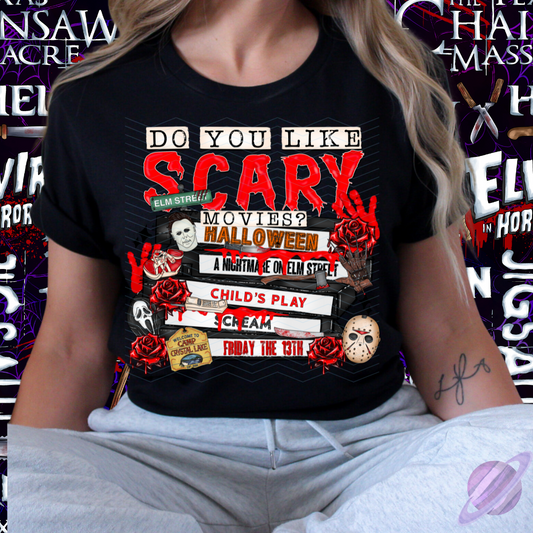 SCARY MOVIES TEE