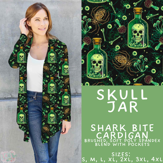 Batch #556 - Halloween 3 - Closes 7/15 - ETA mid Sept - Skull Jar Cardigan
