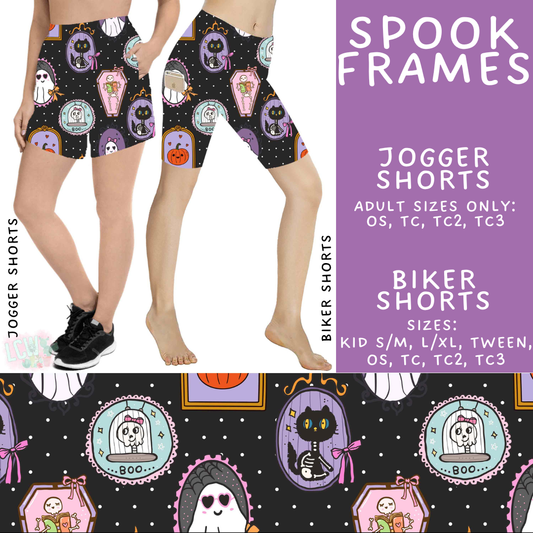 Batch #550 - Fun Run 24 - Closes 7/1 - ETA early Sept - Spook Frames Biker & Jogger Shorts