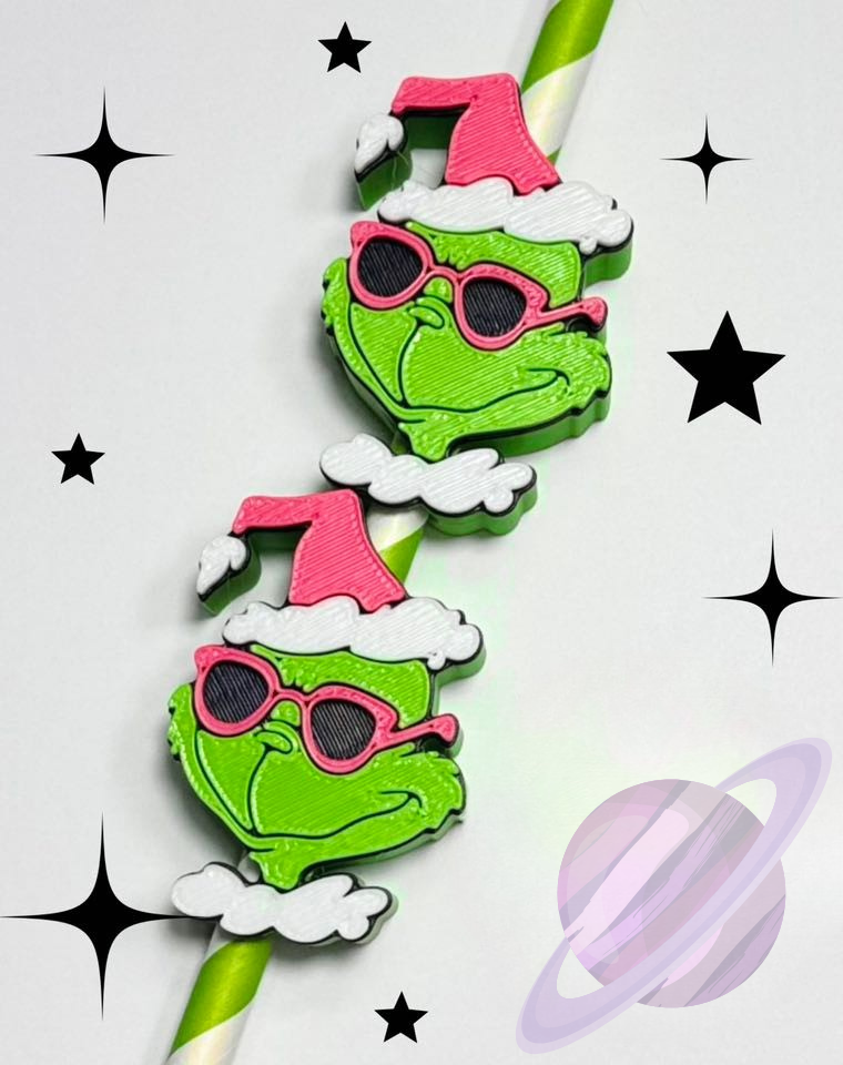 HOLIDAY CB- 3D PRINTED STRAW CHARM