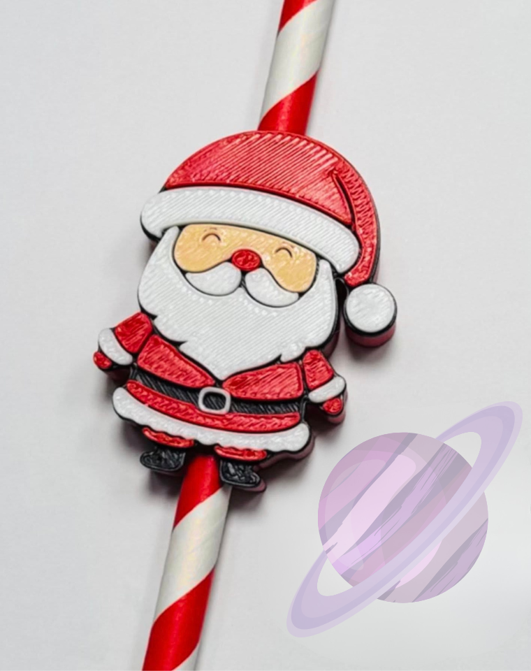 GINGERBREAD- 3D PRINTED STRAW CHARM