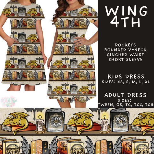 Batch #550 - Fun Run 24 - Closes 7/1 - ETA early Sept - Wing 4th Adult & Kids Dresses