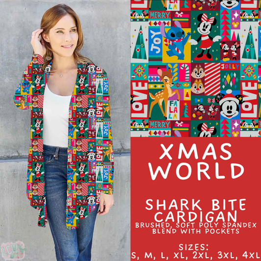 Batch #558 - Magical Character Christmas - Closes 7/20 - ETA mid/late Sept - Xmas World Cardigan