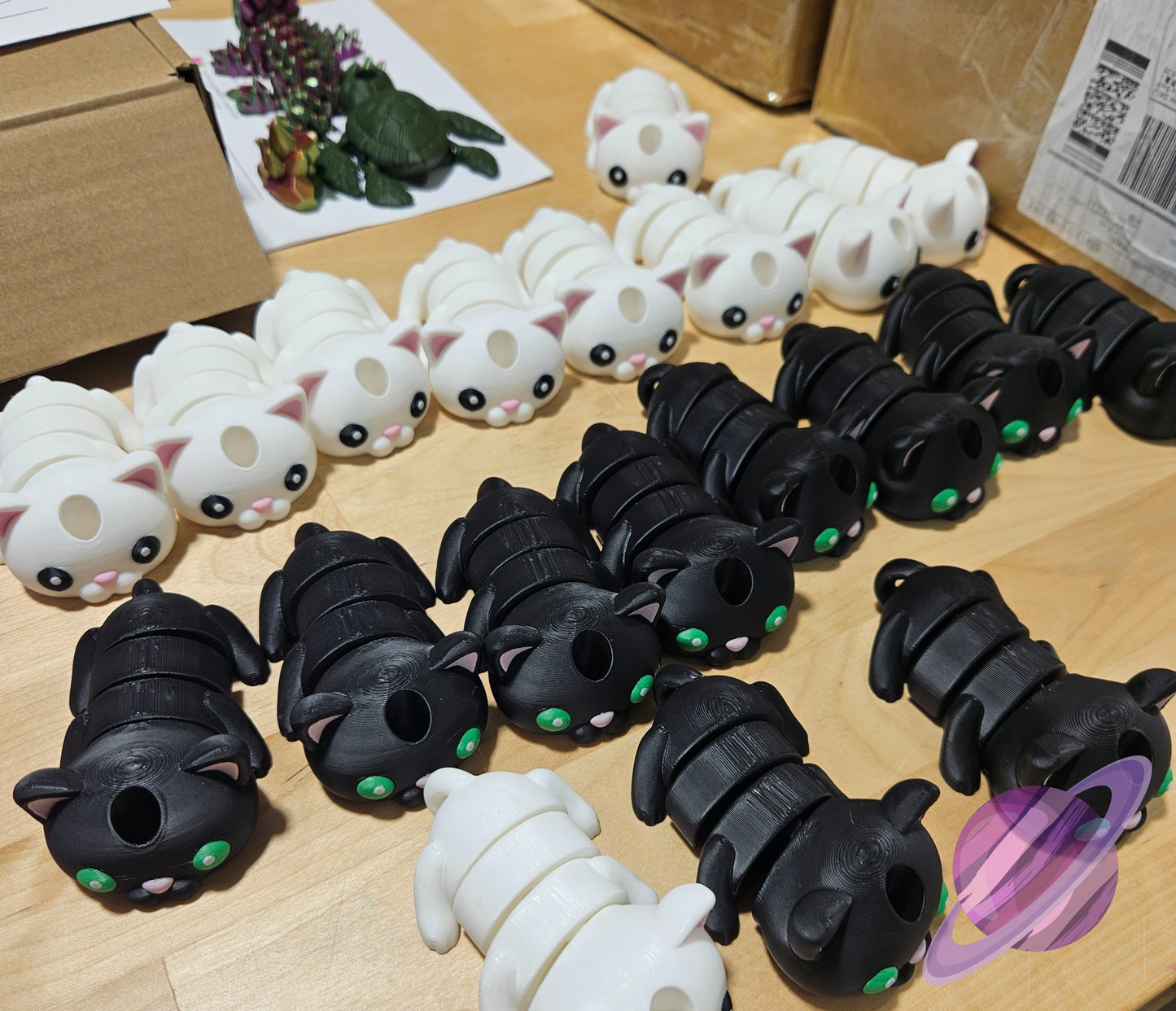 KITTY CAT-3D PRINTED STRAW BUDDY