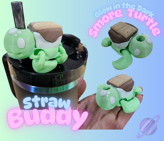 SMORE TURTLE-3D PRINTED STRAW BUDDY